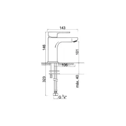 Mitigeur lavabo JOY001HIGH-1