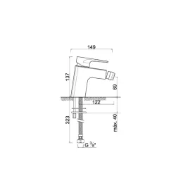 Mitigeur bidet JOR002-1